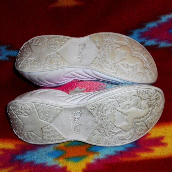 Skechers Unicorn Dreams Sherbert Stars Sneaker *Little Kids Size: 13.5 - Picture 8 of 10